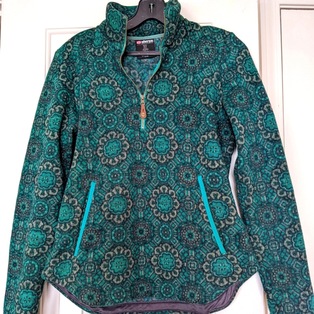Sherpa Quarter Zip Fleece Sweater